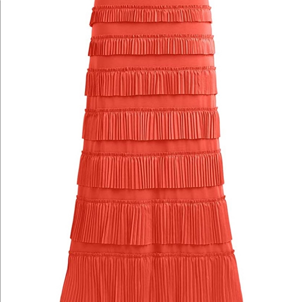Pleated Ruffle Skirt